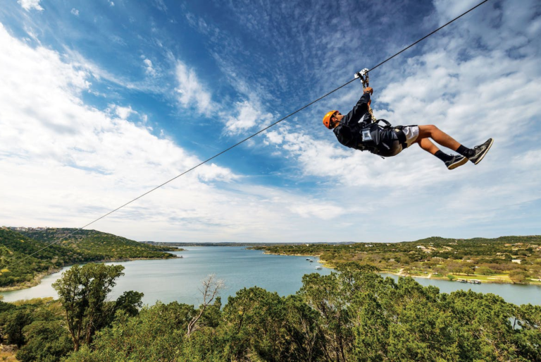 how is the hiking in zipline tour austin