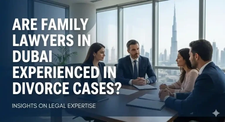 Are Family Lawyers in Dubai Experienced in Divorce Cases?