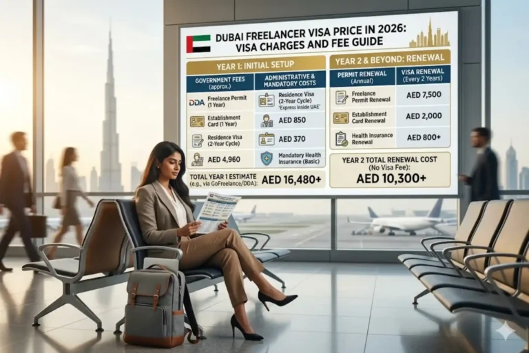 Dubai Freelancer Visa Price in 2026: Visa Charges and Fee Guide