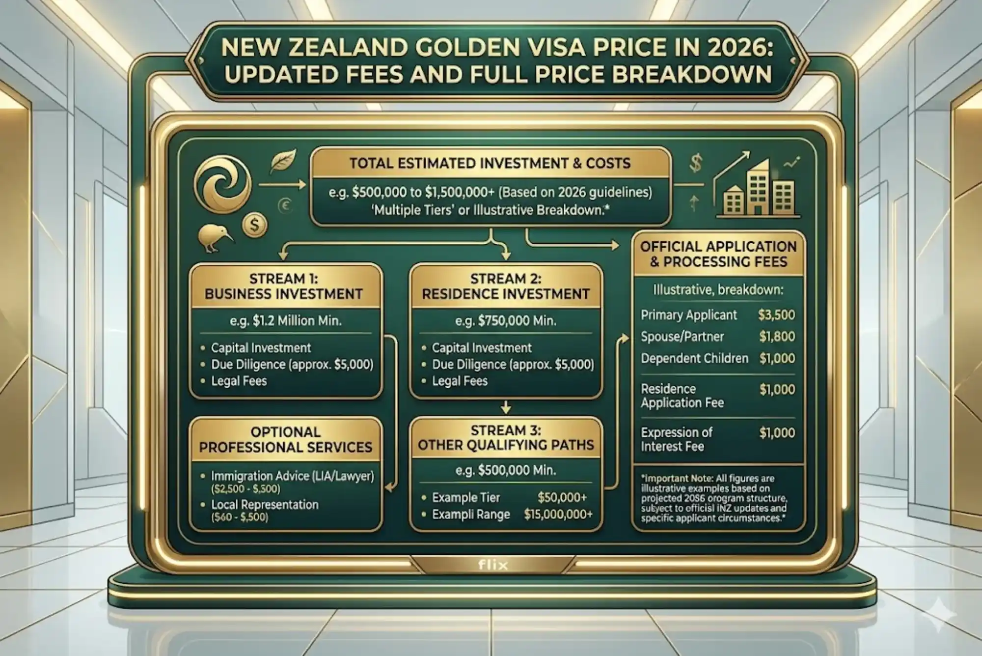 New Zealand Golden Visa Price in 2026: Updated Fees and Full Price Breakdown